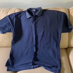 Men’s SS 100% Stripe Knit Shirt by POLO Ralph Lauren